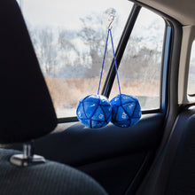 Load image into Gallery viewer, 20-Sided Plush Dice for Car Mirror (Blue) - TV_06330