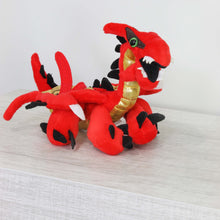 Load image into Gallery viewer, Red Dragon Plush, Mini Size Stuffed Animal Toy, Here Be Monsters Collection