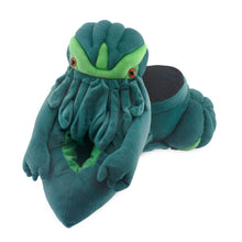 Load image into Gallery viewer, Twilight Terror Cthulhu Plush Slippers - TV_12033