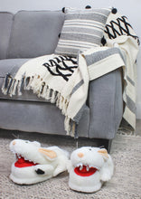 Load image into Gallery viewer, Rabbit w/Big Pointy Teeth Plush Slippers from Monty Python - TV_15043