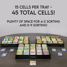 Load image into Gallery viewer, Trading Card Sorting Trays and Dealer Trays (3-Pack, 15-Slot) - sh2287tv0
