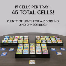 Load image into Gallery viewer, Trading Card Sorting Trays and Dealer Trays (3-Pack, 15-Slot) - sh2287tv0