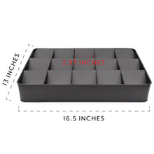 Load image into Gallery viewer, Enamelware Card Sorting Tray (15-Slot) - sh2313tv0