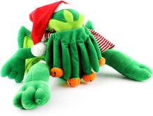 Load image into Gallery viewer, Santa Cthulhu Plush, Stuffed Holiday Ed. Monster from H.P. Lovecraft
