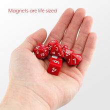 Load image into Gallery viewer, Fridge Magnet Dice Set (7-Piece Set) - sh2455tv0
